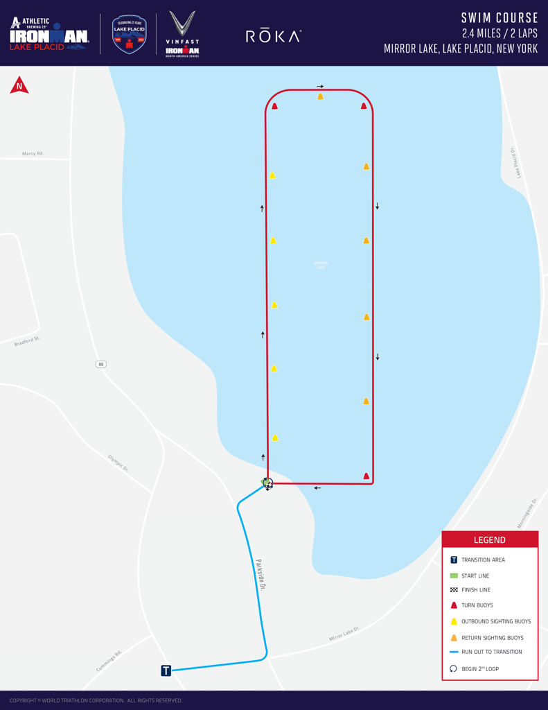 Swim Course Map